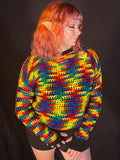 Rainbow Dragonfly Sweater