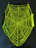 Lime/Black Spiderweb (Sleeveless)